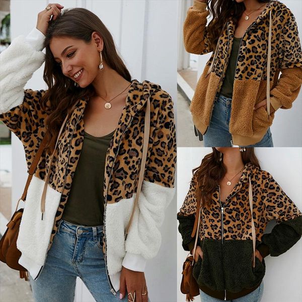 2019 new women winter fashion coat long sleeve hooded warm fleece jacket outwear streewear leopard coat size s xl, Black;brown
2019 new women winter fashion coat long sleeve hooded warm fleece jacket outwear streewear leopard coat size s xl, Black;brown