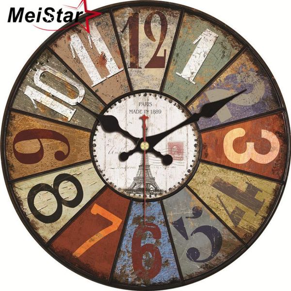 wall clocks meistar vintage large abstract design clock silent cafe kitchen watches home decor art shabby chic klok
wall clocks meistar vintage large abstract design clock silent cafe kitchen watches home decor art shabby chic klok