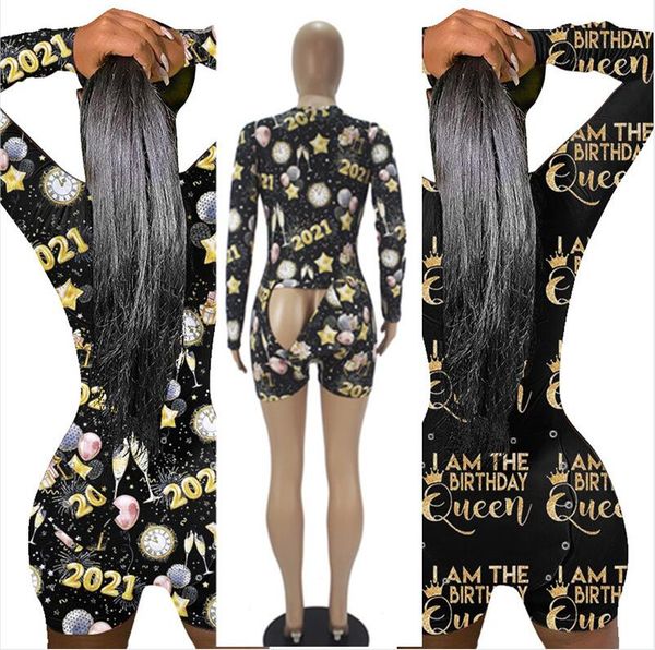 women i am the birthday queen 2021 letters bodysuit jumpsuit rompers open back shorts long sleeve jumpsuit one piece pants oneises e122901, White
women i am the birthday queen 2021 letters bodysuit jumpsuit rompers open back shorts long sleeve jumpsuit one piece pants oneises e122901, White