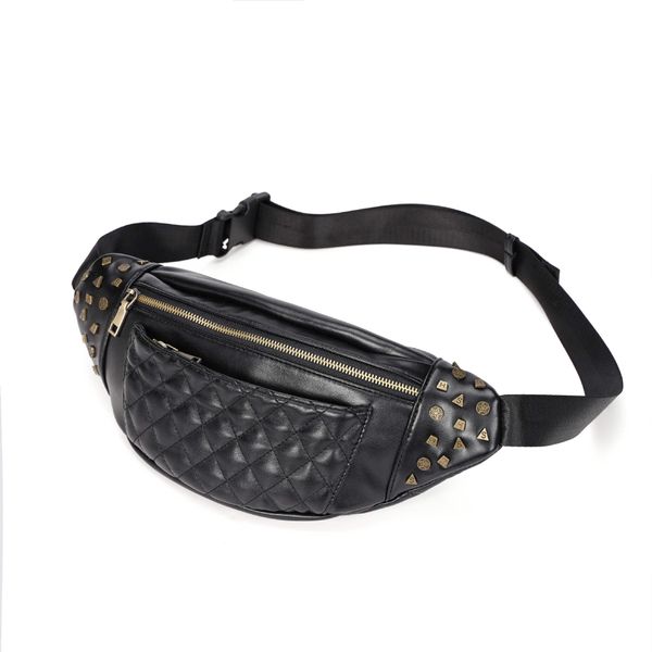 leather outdoor rivets waist bag purse chest fanny pack travel cashier belt bag women hip-hop rock punk wallets
leather outdoor rivets waist bag purse chest fanny pack travel cashier belt bag women hip-hop rock punk wallets