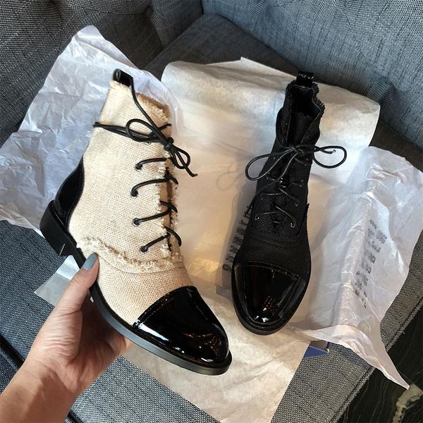 boots lovirs women genuine leather ankle woven stitching lace up motorcycle shoes, Black
boots lovirs women genuine leather ankle woven stitching lace up motorcycle shoes, Black
