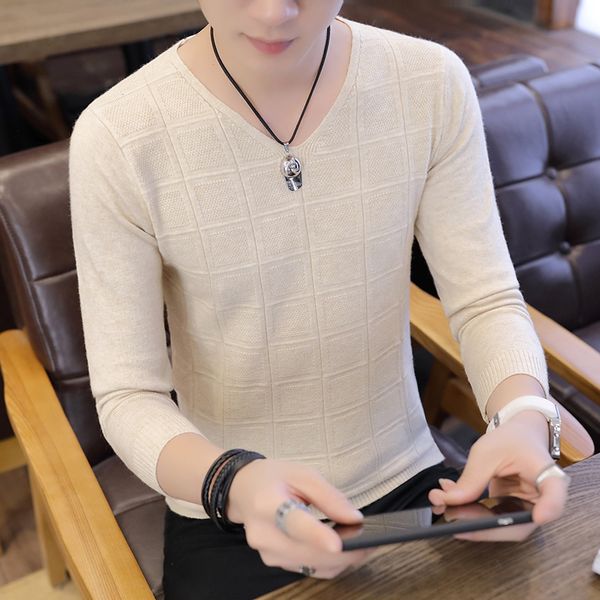 2021 new with low v solid knitting fit spring wear men's sweater pullover men pull homme k262 w5cd, White;black
2021 new with low v solid knitting fit spring wear men's sweater pullover men pull homme k262 w5cd, White;black