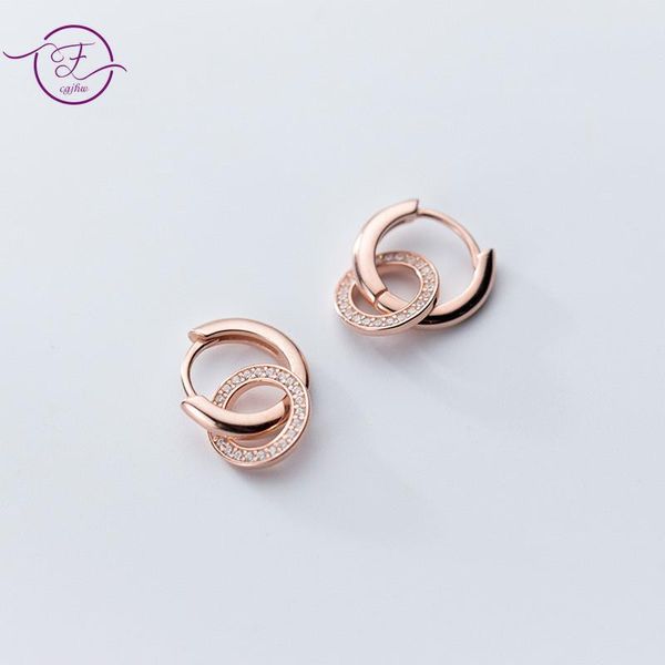 real 925 sterling silver earrings female korean version simple fashion round with zircon earrings for women fine jewelry, Golden;silver
real 925 sterling silver earrings female korean version simple fashion round with zircon earrings for women fine jewelry, Golden;silver