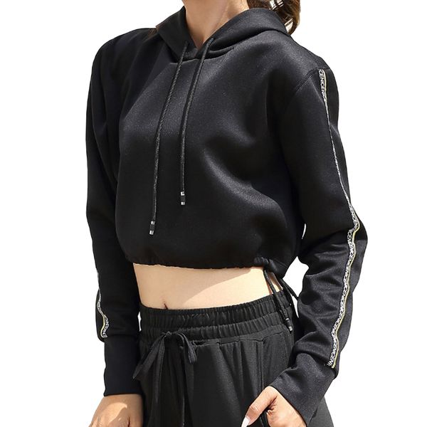 yoga shirts for women new long sleeve cropped gym high elastic fitness sport sets winter running workout clothes, Black;brown
yoga shirts for women new long sleeve cropped gym high elastic fitness sport sets winter running workout clothes, Black;brown