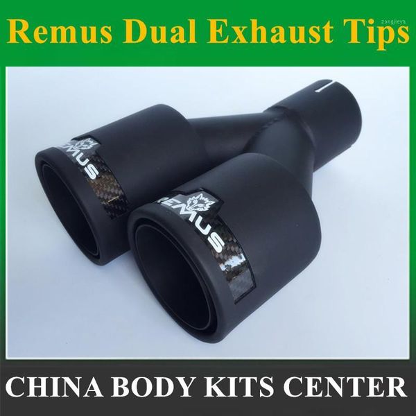 muffler 1pcs double wall brushed finished 304 stainless steel matte/black vehicle remus car exhaust tips1 
muffler 1pcs double wall brushed finished 304 stainless steel matte/black vehicle remus car exhaust tips1