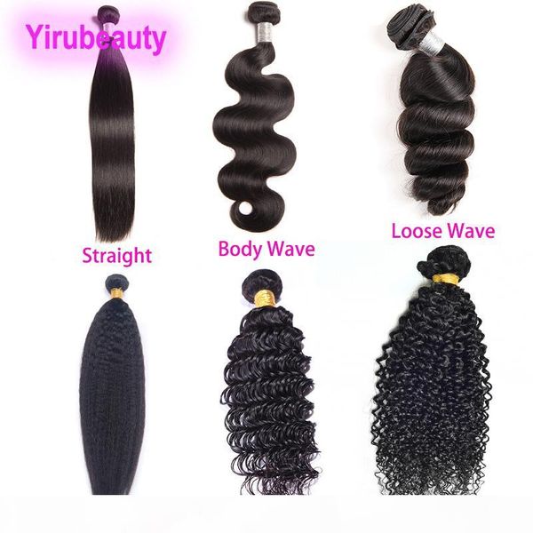 brazilian virgin hair body wave straight deep wave kinky curly loose wave one bundle double hair wefts hiar extensions 8-28inch, Black
brazilian virgin hair body wave straight deep wave kinky curly loose wave one bundle double hair wefts hiar extensions 8-28inch, Black