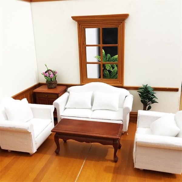 1: 12 dollhouse mini furniture dollhouse fresh white sofa 3 sets with pillows handmade design crsm
1: 12 dollhouse mini furniture dollhouse fresh white sofa 3 sets with pillows handmade design crsm