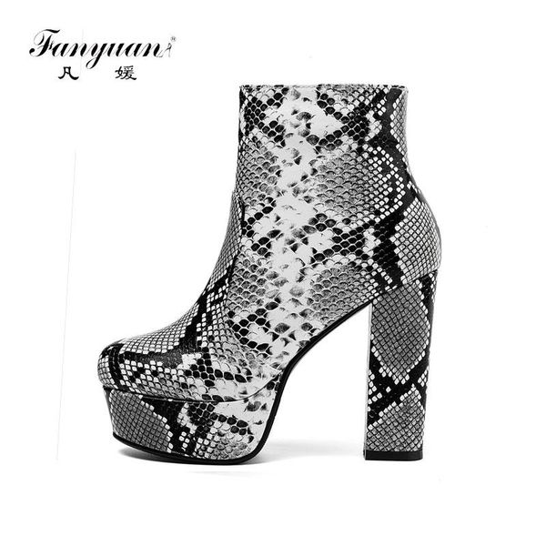 boots fanyuan ankle women platform shoes snake prints autumn winter ladies zip high heel female size 34-43, Black
boots fanyuan ankle women platform shoes snake prints autumn winter ladies zip high heel female size 34-43, Black