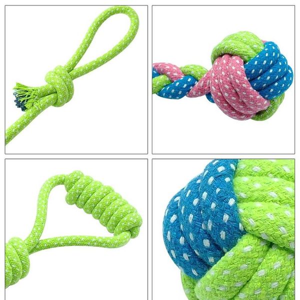 cotton dog puppy rope toy knot chew teeth cleaning tug toys pet playing training ball for small medium la bbyfyg
cotton dog puppy rope toy knot chew teeth cleaning tug toys pet playing training ball for small medium la bbyfyg