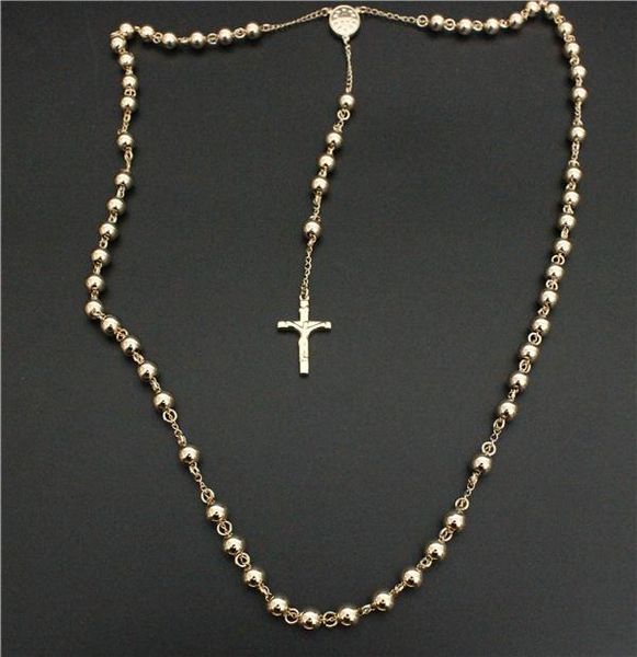 pendant necklaces 4mm/6mm/8mm/10mm jesus cross necklace ball chains rose gold biker 316l stainless steel 3 color, Silver
pendant necklaces 4mm/6mm/8mm/10mm jesus cross necklace ball chains rose gold biker 316l stainless steel 3 color, Silver