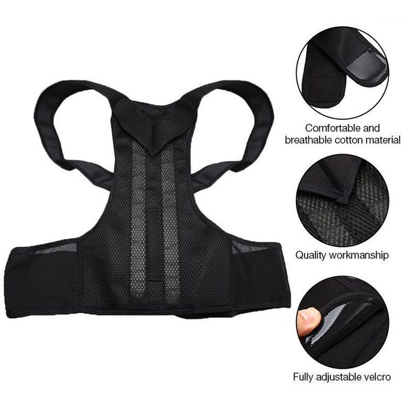 back support orthosis corset brace posture correction belt orthopedic backsupport adjustable shoulder wrap1, Black;blue
back support orthosis corset brace posture correction belt orthopedic backsupport adjustable shoulder wrap1, Black;blue