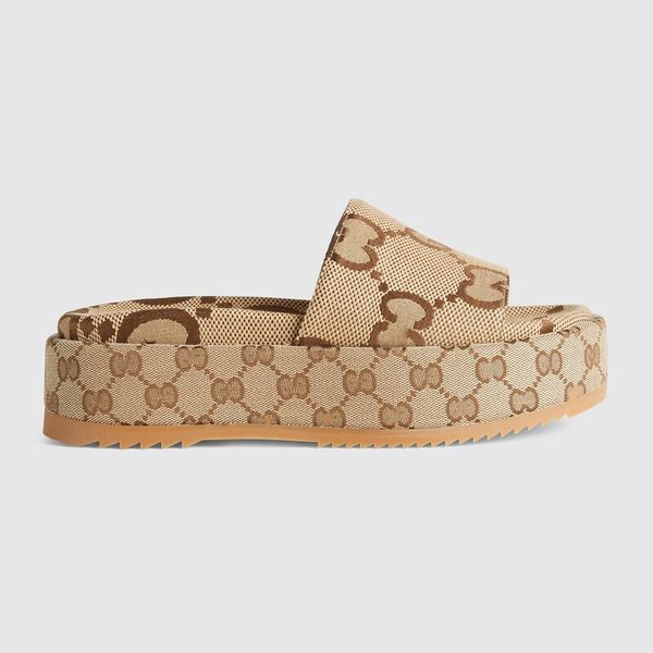 women slipper designer luxury shoes supplier sandal fashion vintage ladies platform with super 2 g pattern camel ebony canvas with box, Black
women slipper designer luxury shoes supplier sandal fashion vintage ladies platform with super 2 g pattern camel ebony canvas with box, Black