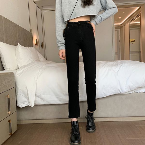 ya 2021 feng women's high-waisted denim breeches new thin nine-point slacks 1 g3mn, Blue
ya 2021 feng women's high-waisted denim breeches new thin nine-point slacks 1 g3mn, Blue