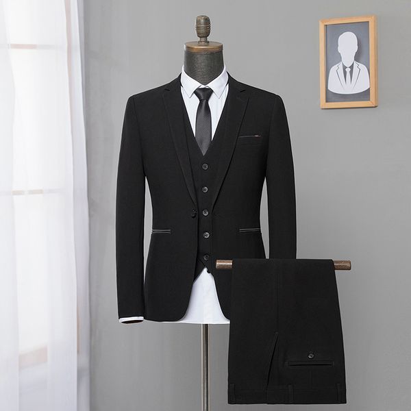 2021 New Spring Fashion Three-piece Wear Men's Suits Classic Wedding Gentlemen FYJS, White;black
2021 New Spring Fashion Three-piece Wear Men's Suits Classic Wedding Gentlemen FYJS, White;black