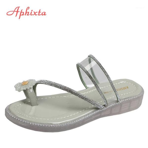 aphixta crystals sandals women rhinestones summer beach female flip flops transparent crystal flowers slippers lady bling shoes1, Black
aphixta crystals sandals women rhinestones summer beach female flip flops transparent crystal flowers slippers lady bling shoes1, Black