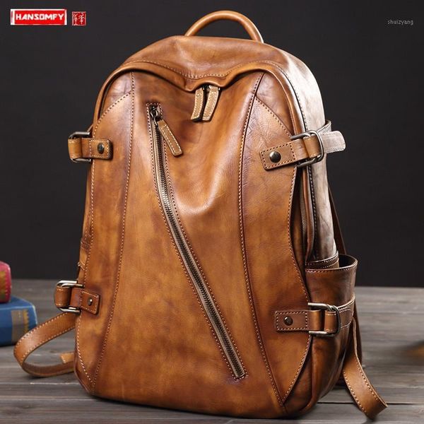vintage leather backpack men's backpack casual men lapbag travel backpacks large capacity retro computer bag 2020 new wave1
vintage leather backpack men's backpack casual men lapbag travel backpacks large capacity retro computer bag 2020 new wave1
