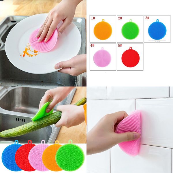 colors silicone bowl scouring cleaning multifunction 5 pad pot pan wash brushes cleaner kitchen dish washing tool
colors silicone bowl scouring cleaning multifunction 5 pad pot pan wash brushes cleaner kitchen dish washing tool