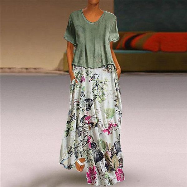 women dress two piece set solid retro printed dresses vintage patchwork o neck two pieces plus size pockets maxi dress 40, Black;gray
women dress two piece set solid retro printed dresses vintage patchwork o neck two pieces plus size pockets maxi dress 40, Black;gray