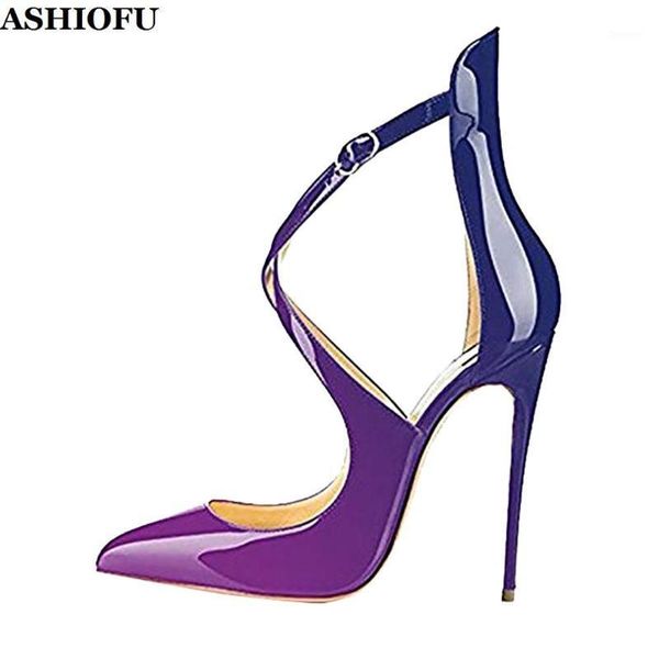 ashiofu factory sale handmade high heel pumps cross buckle strap gradient leather party dress shoes pointy evening fashion shoes1, Black
ashiofu factory sale handmade high heel pumps cross buckle strap gradient leather party dress shoes pointy evening fashion shoes1, Black