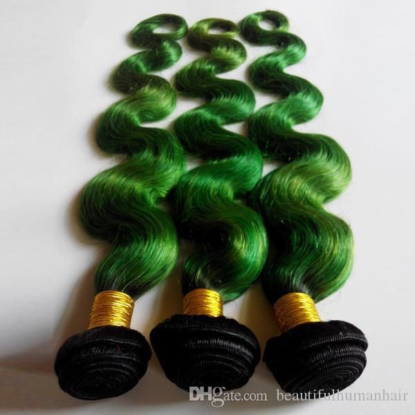 tone ombre weaves brazilian body wave human hair weft 8-26inch new star european indian hair extensions 1b green 3pcs no shedding no tangle, Black
tone ombre weaves brazilian body wave human hair weft 8-26inch new star european indian hair extensions 1b green 3pcs no shedding no tangle, Black