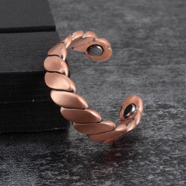 twisted adjustable ring men pure copper magnetic open cuff mens rings 6mm vintage finger ring for men magnetic therapy arthritis, Golden;silver
twisted adjustable ring men pure copper magnetic open cuff mens rings 6mm vintage finger ring for men magnetic therapy arthritis, Golden;silver