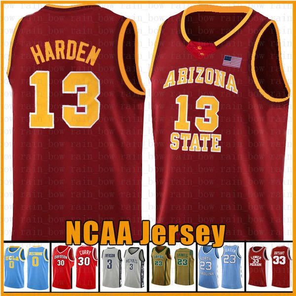 11.19 red 13 james ncaa harden basketball jersey arizona university state bethel irish high school jerseys esaf, Black
11.19 red 13 james ncaa harden basketball jersey arizona university state bethel irish high school jerseys esaf, Black