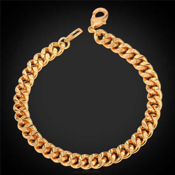 charm bracelets cuban link chain men trendy jewelry black gun/rose gold/gold color women bangles h252, Golden;silver
charm bracelets cuban link chain men trendy jewelry black gun/rose gold/gold color women bangles h252, Golden;silver