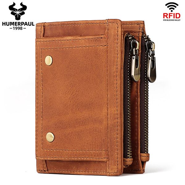 fashion men wallets luxury brand genuine leather coin pocket short double-zipper wallet with card holder rfid quality male purse, Red;black
fashion men wallets luxury brand genuine leather coin pocket short double-zipper wallet with card holder rfid quality male purse, Red;black