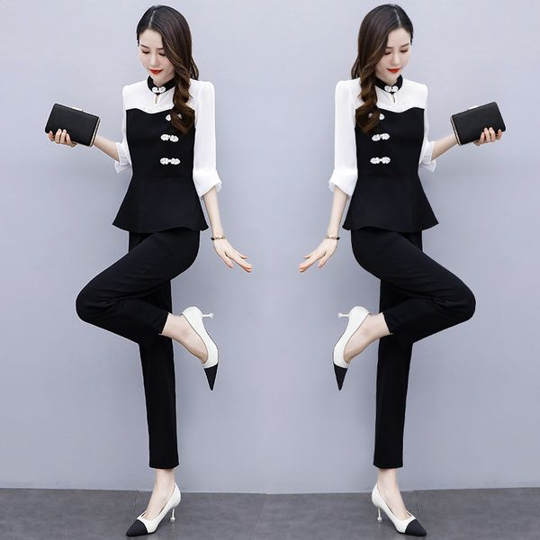 goddess woman suits lady office together pieces pantalon conbinaison femme female suit ehr3, White;black
goddess woman suits lady office together pieces pantalon conbinaison femme female suit ehr3, White;black