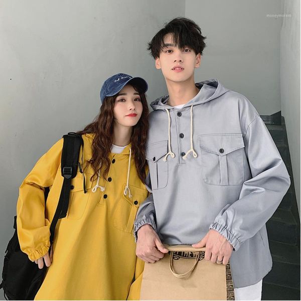 autumn new tooling jacket men fashion solid color casual cotton multi-pocket pullover jacket street hip-hop loose bomber1, Black;brown
autumn new tooling jacket men fashion solid color casual cotton multi-pocket pullover jacket street hip-hop loose bomber1, Black;brown