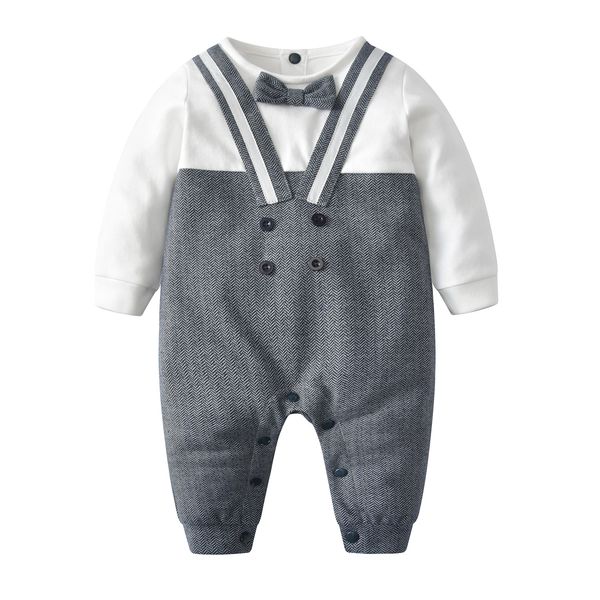 2020 autumn baby long-sleeved gentleman jumpsuit male baby outing one-piece romper romper dress 0-1 years old 3, Blue
2020 autumn baby long-sleeved gentleman jumpsuit male baby outing one-piece romper romper dress 0-1 years old 3, Blue