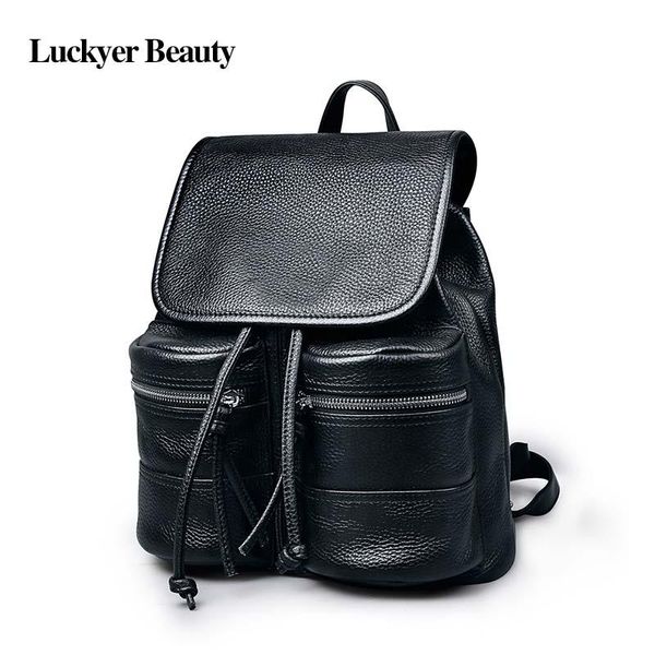 luckyer beauty genuine leather women's backpack school bag fashion korean style female lapbag mochila girl lady
luckyer beauty genuine leather women's backpack school bag fashion korean style female lapbag mochila girl lady