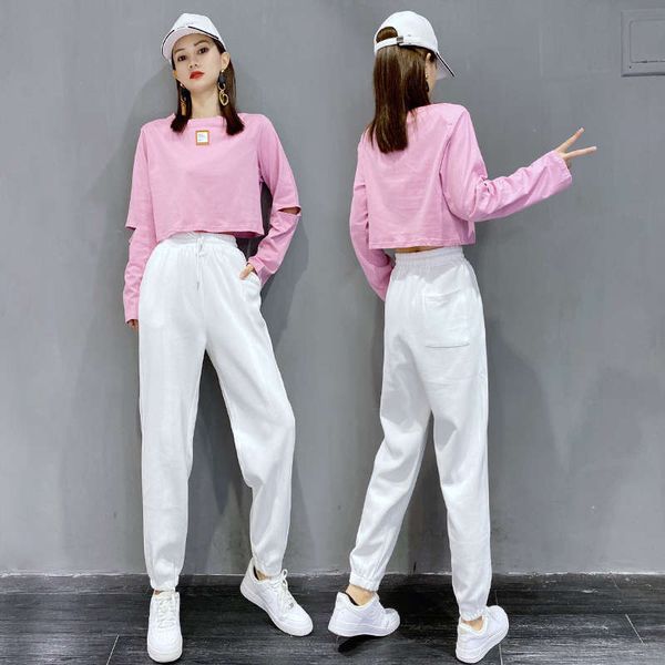 brand sports and leisure suit women's 2020 new early autumn long sleeve fashion foreign style running two piece set, Gray
brand sports and leisure suit women's 2020 new early autumn long sleeve fashion foreign style running two piece set, Gray