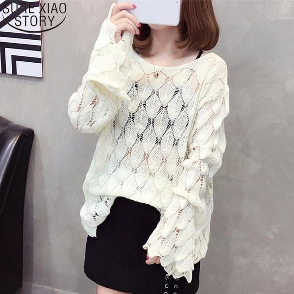 casual hollow out sweaters for women autumn loose knitted sweater women fashion butterfly sleeve jumper sueter mujer 12269, White;black
casual hollow out sweaters for women autumn loose knitted sweater women fashion butterfly sleeve jumper sueter mujer 12269, White;black