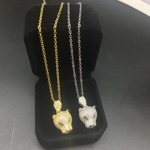 pendant necklaces yellow gold plated 925 sterling silver wedding jewelry necklace leopard head pave rhinestone punk with box
pendant necklaces yellow gold plated 925 sterling silver wedding jewelry necklace leopard head pave rhinestone punk with box