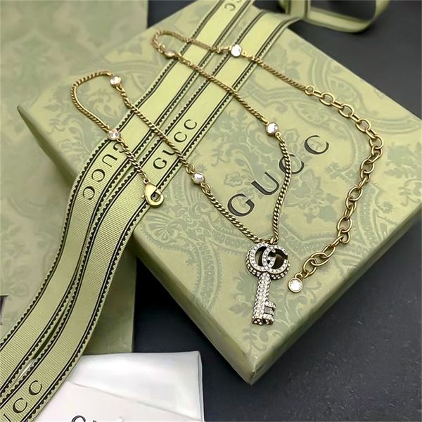 87% off wholesale shop family necklace new brass key diamond inlaid simple red same necklace, Silver
87% off wholesale shop family necklace new brass key diamond inlaid simple red same necklace, Silver