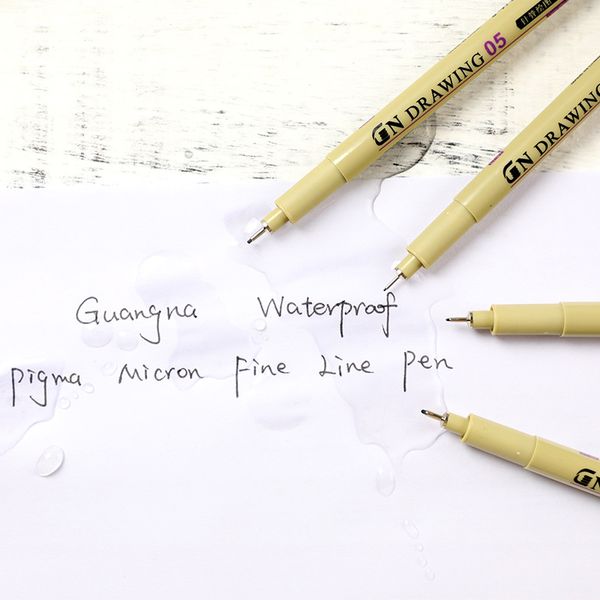 6/7/8/9 Pcs/Set Pigment Liner Ink Marker Pen 0.05 0.1 0.2 0.3 0.4 0.5 0.6 0.8 Different Tip Black Fineliner Sketching Brush Pen
6/7/8/9 Pcs/Set Pigment Liner Ink Marker Pen 0.05 0.1 0.2 0.3 0.4 0.5 0.6 0.8 Different Tip Black Fineliner Sketching Brush Pen