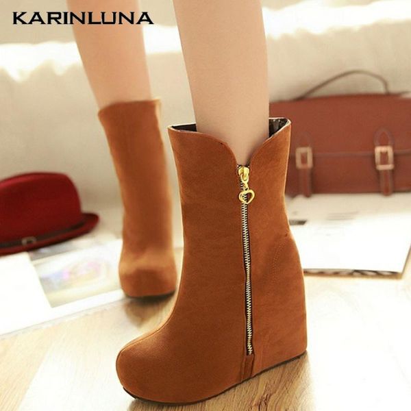 boots karin high heels wholesale plus size 43 autumn winter shoes platform wedges short women, Black
boots karin high heels wholesale plus size 43 autumn winter shoes platform wedges short women, Black