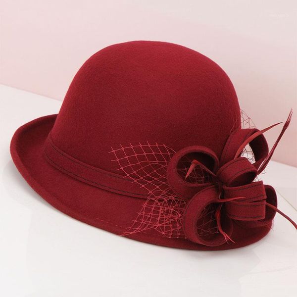 stingy brim hats h743 women fedoras hat korean autumn winter fashion british retro basin cap lady wool felt flower mesh yarn elegant hats1, Blue;gray
stingy brim hats h743 women fedoras hat korean autumn winter fashion british retro basin cap lady wool felt flower mesh yarn elegant hats1, Blue;gray