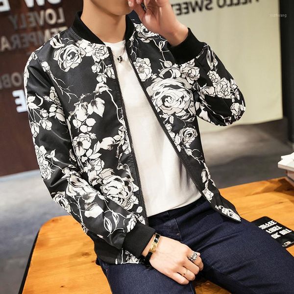 men's jackets casual hip hop baseball collar fashion flower print streetwear 2021 loose bomber jacket men's1, Black;brown
men's jackets casual hip hop baseball collar fashion flower print streetwear 2021 loose bomber jacket men's1, Black;brown