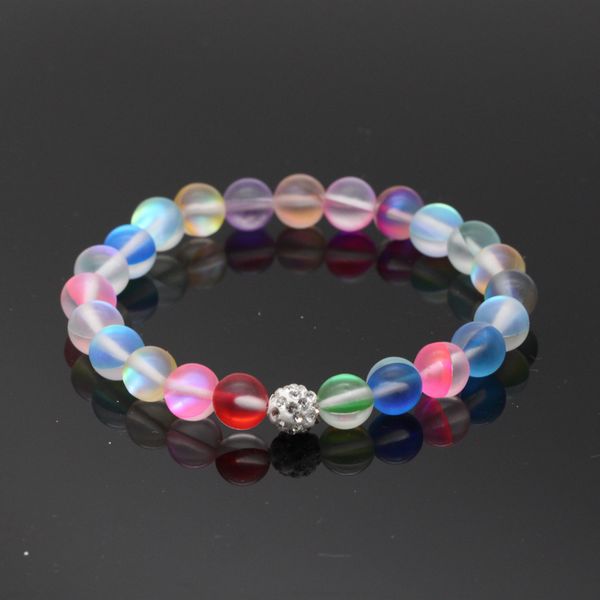 handmade 8mm mermaid glass stone bracelet men women stretch natural gemstone moonstone bangles with rhinestone for women jewelry, Black
handmade 8mm mermaid glass stone bracelet men women stretch natural gemstone moonstone bangles with rhinestone for women jewelry, Black