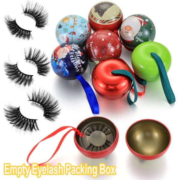 1pc 70mm christmas style eyelashes packaging box small round ball empty eyelashes case with transparent eyelash tray makeup box
1pc 70mm christmas style eyelashes packaging box small round ball empty eyelashes case with transparent eyelash tray makeup box