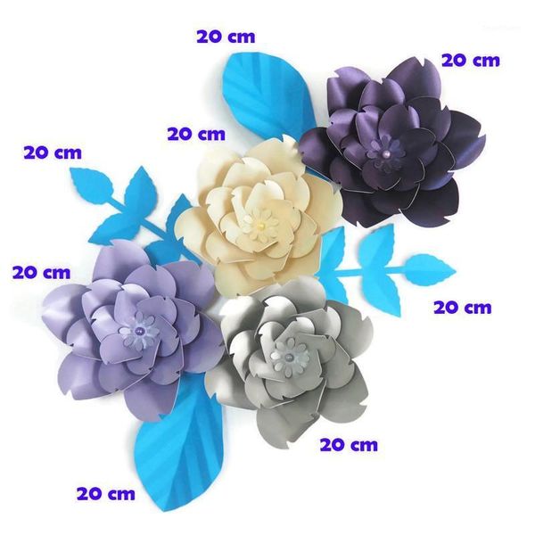 diy artificial flowers fleurs artificielles backdrop giant paper rose 4pcs + 4 leaves for wedding party decoration baby shower1
diy artificial flowers fleurs artificielles backdrop giant paper rose 4pcs + 4 leaves for wedding party decoration baby shower1