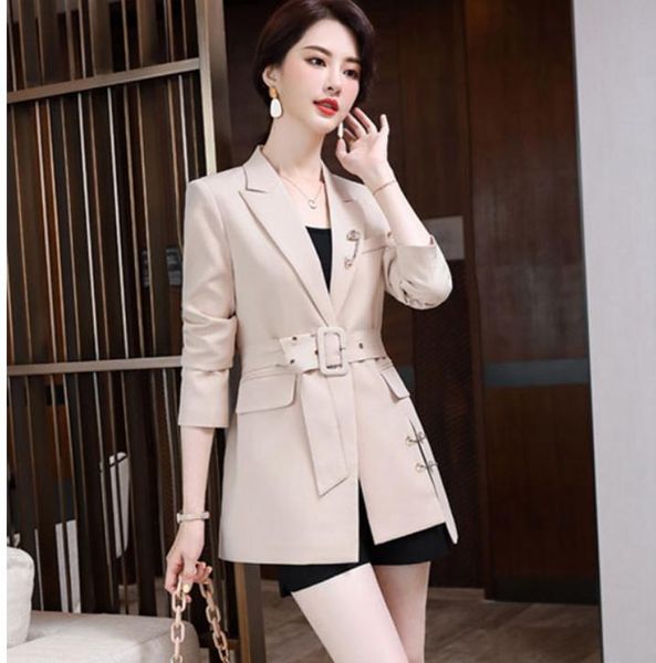 2021 spring and autumn winter with new style fashion long sleeve women's western-style clothes coat@808, White;black 
2021 spring and autumn winter with new style fashion long sleeve women's western-style clothes coat@808, White;black