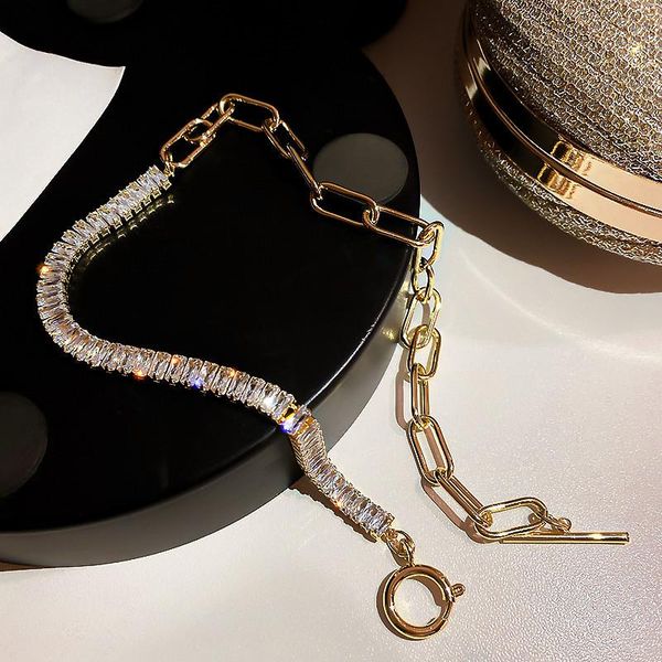 chokers irregular crystal chain necklace for women r creativity luxury jewelry inlaid shiny zircon gift, Golden;silver
chokers irregular crystal chain necklace for women r creativity luxury jewelry inlaid shiny zircon gift, Golden;silver
