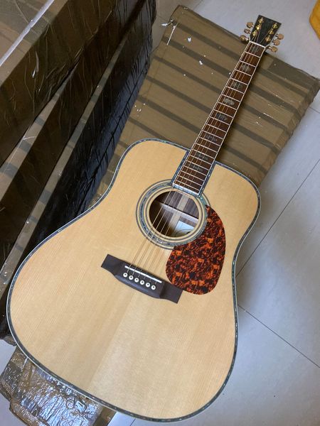 chinese guitar factory custom new solid spruce acoustic guitar d type 45 model 41" hoot3
chinese guitar factory custom new solid spruce acoustic guitar d type 45 model 41" hoot3
