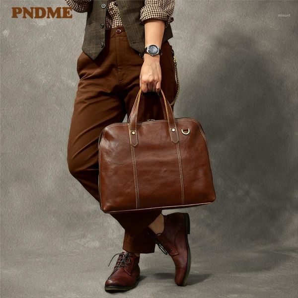 briefcases retro high-quality first layer cowhide men's briefcase business women's work handbag simple genuine leather lapmess
briefcases retro high-quality first layer cowhide men's briefcase business women's work handbag simple genuine leather lapmess