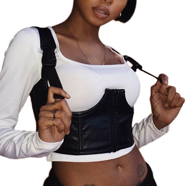 women ladies adjustable waist belt shoulder back posture corrector chest brace tank vest with support belt, Black;brown
women ladies adjustable waist belt shoulder back posture corrector chest brace tank vest with support belt, Black;brown