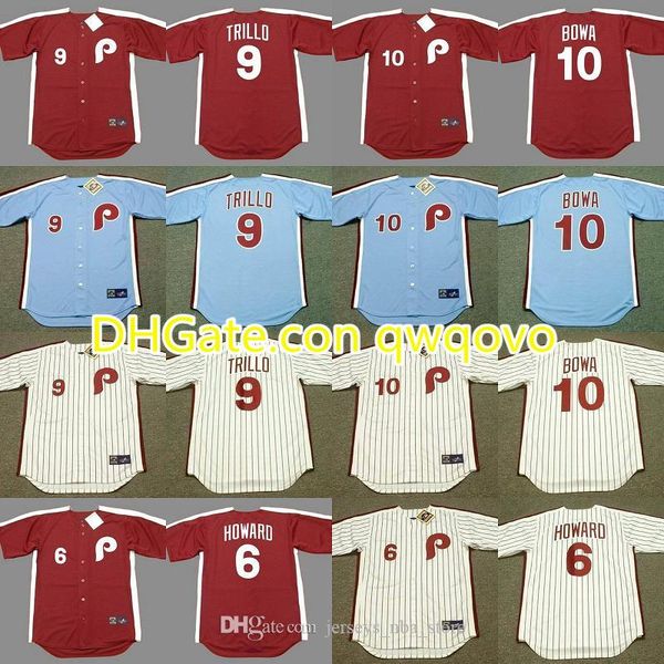 philadelphia 4 dykstra 20 mike schmidt 19 greg luzinski 8 bob boone 6 ryan howard 9 manny trillo 10 larry bowa daulton baseball jersey, Blue;black
philadelphia 4 dykstra 20 mike schmidt 19 greg luzinski 8 bob boone 6 ryan howard 9 manny trillo 10 larry bowa daulton baseball jersey, Blue;black