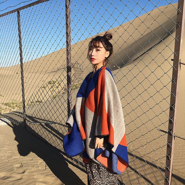 new exotic style imitation cashmere split scarf women's autumn and winter travel shawl thickened warm scarf klwe, Blue;gray
new exotic style imitation cashmere split scarf women's autumn and winter travel shawl thickened warm scarf klwe, Blue;gray